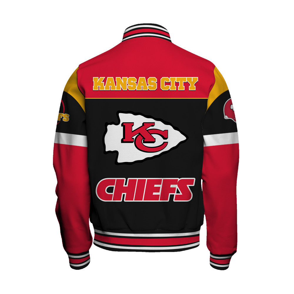Kansas City Chiefs Unisex Team Spirit Varsity Jacket AZBTVJK000092