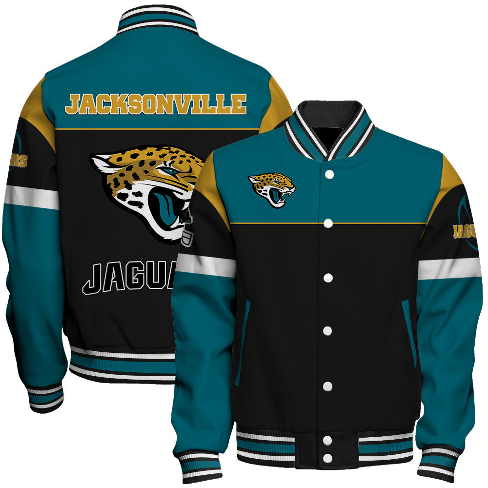 Jacksonville Jaguars Unisex Team Spirit Varsity Jacket AZBTVJK000093