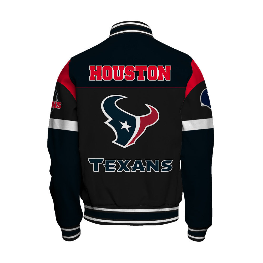Houston Texans Unisex Team Spirit Varsity Jacket AZBTVJK000095