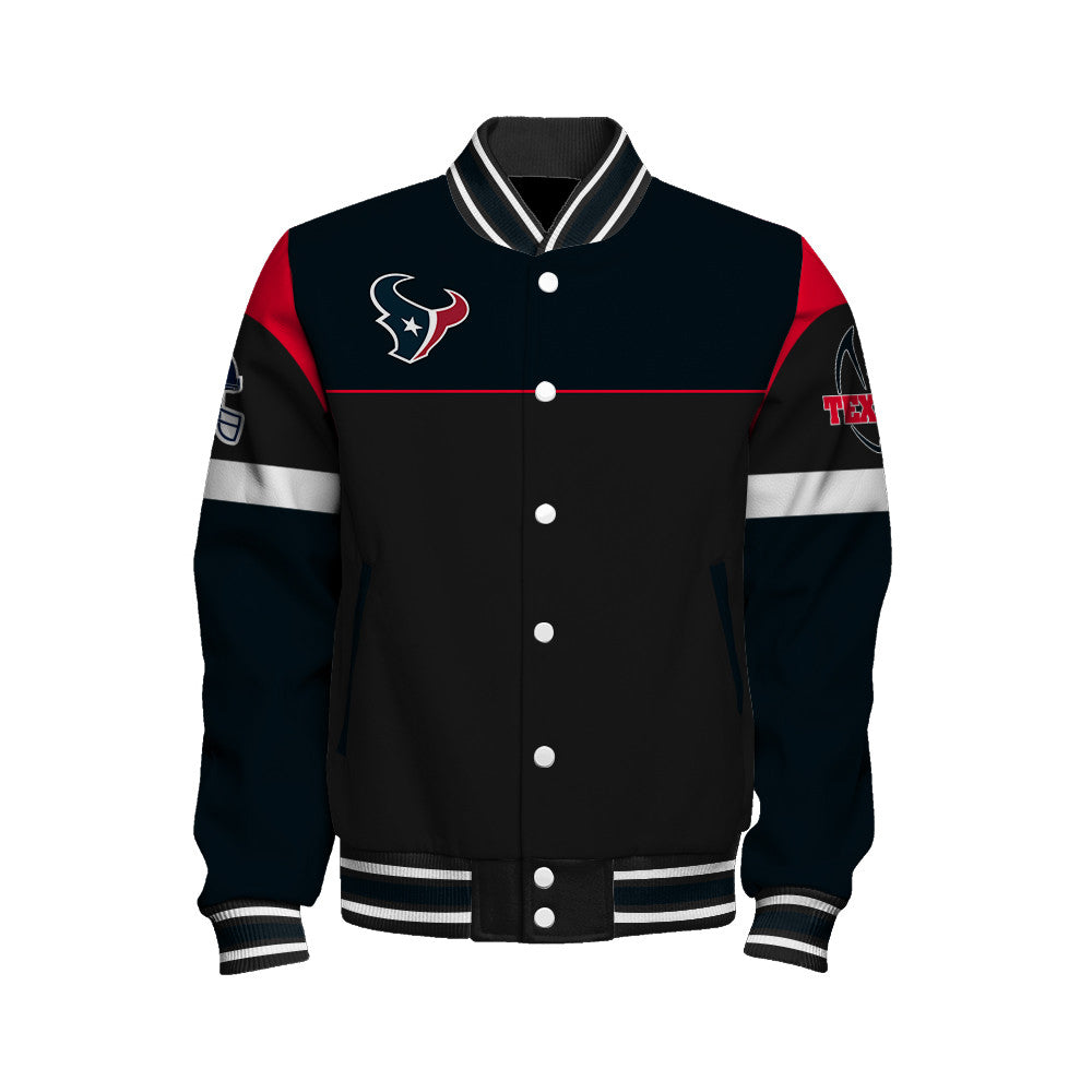 Houston Texans Unisex Team Spirit Varsity Jacket AZBTVJK000095