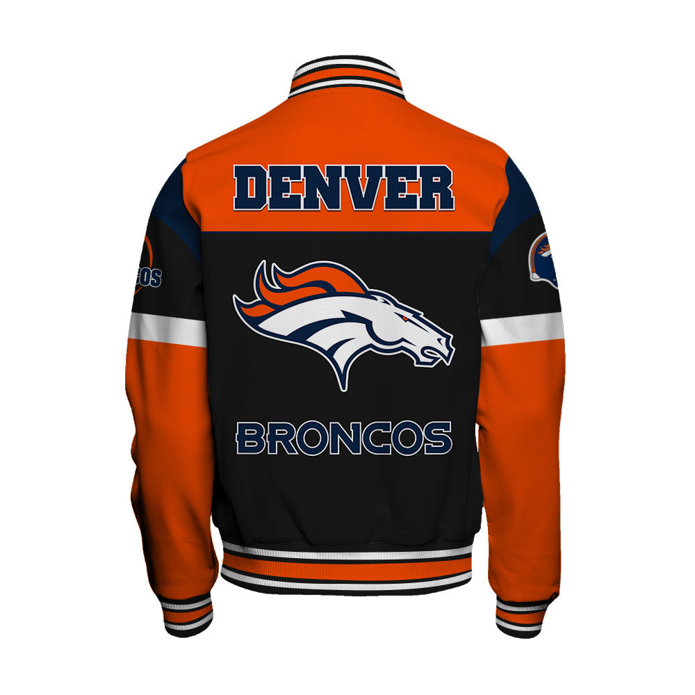 Denver Broncos Unisex Team Spirit Varsity Jacket AZBTVJK000098