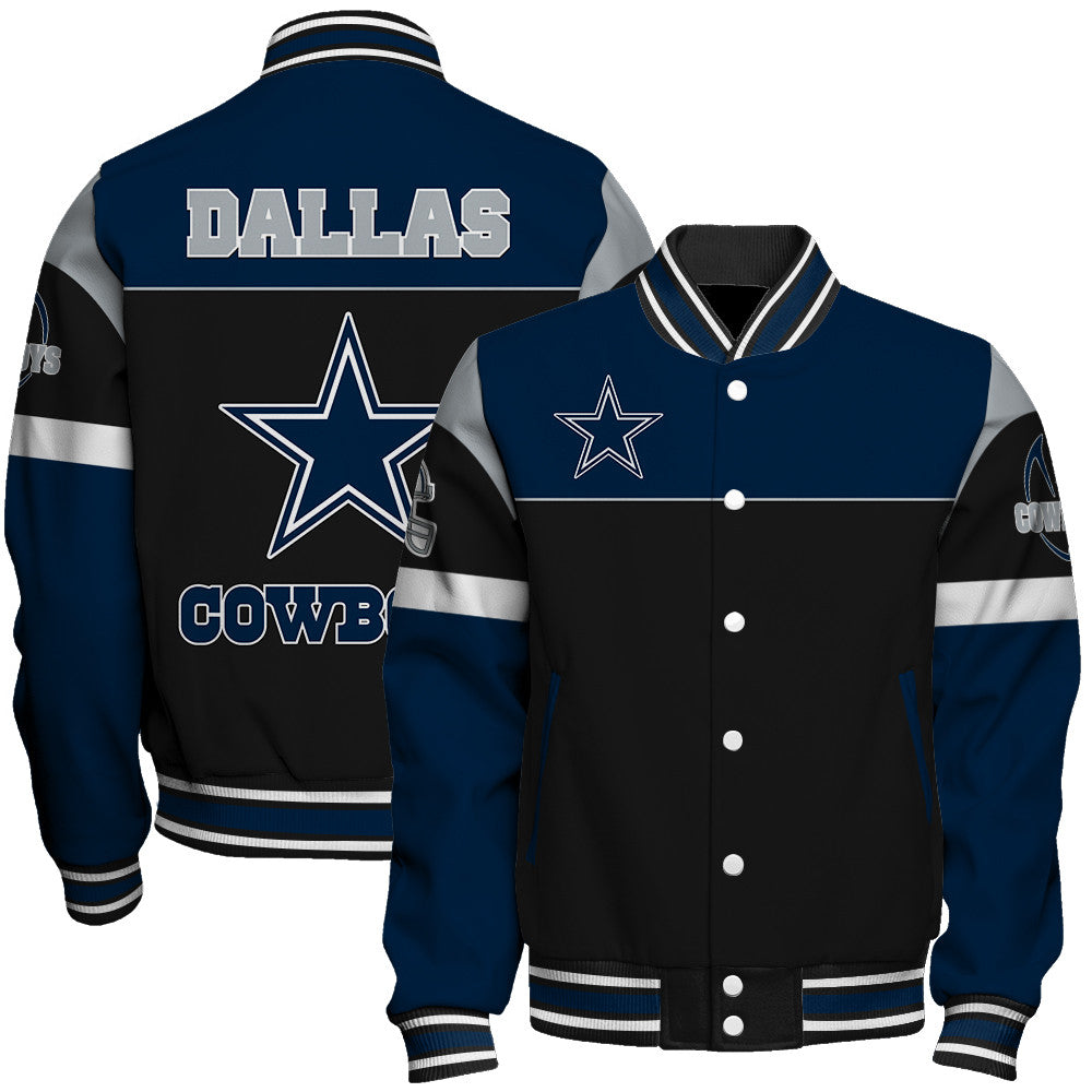 Dallas Cowboys Unisex Team Spirit Varsity Jacket AZBTVJK000099