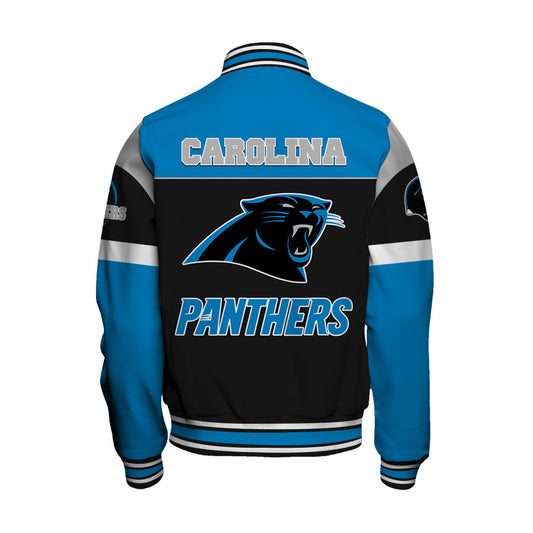 Carolina Panthers Unisex Team Spirit Varsity Jacket AZBTVJK000103