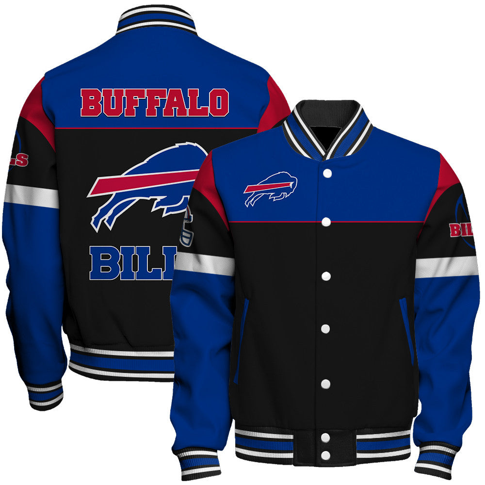 Buffalo Bills Unisex Team Spirit Varsity Jacket AZBTVJK000104