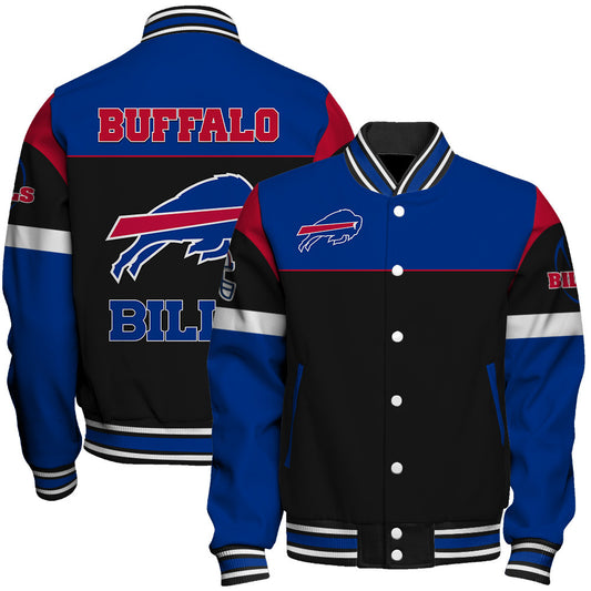 Buffalo Bills Unisex Team Spirit Varsity Jacket AZBTVJK000104