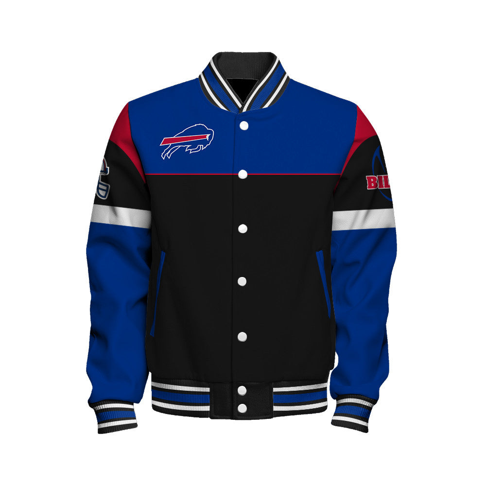 Buffalo Bills Unisex Team Spirit Varsity Jacket AZBTVJK000104