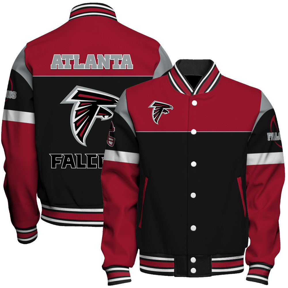 Atlanta Falcons Unisex Team Spirit Varsity Jacket AZBTVJK000106