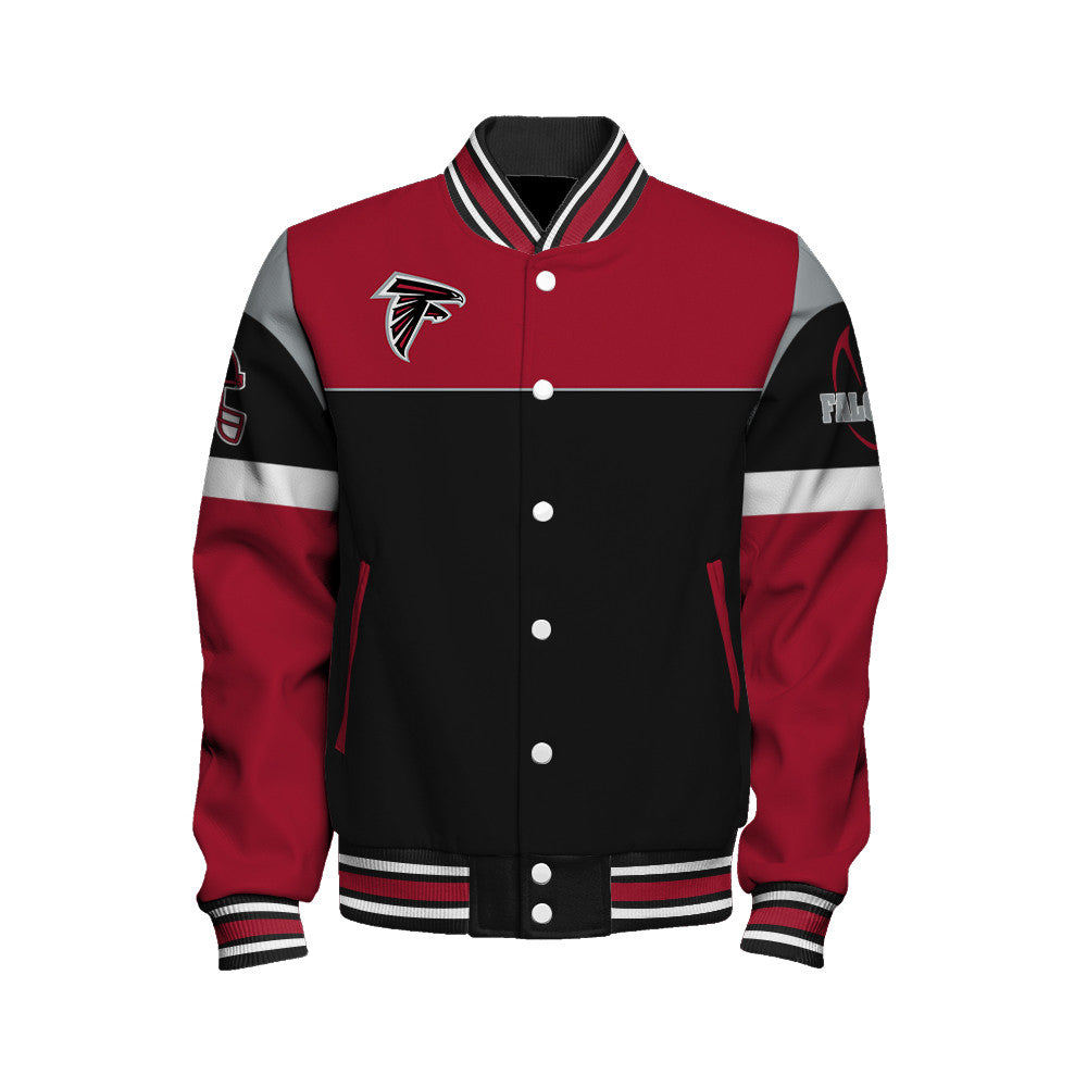 Atlanta Falcons Unisex Team Spirit Varsity Jacket AZBTVJK000106