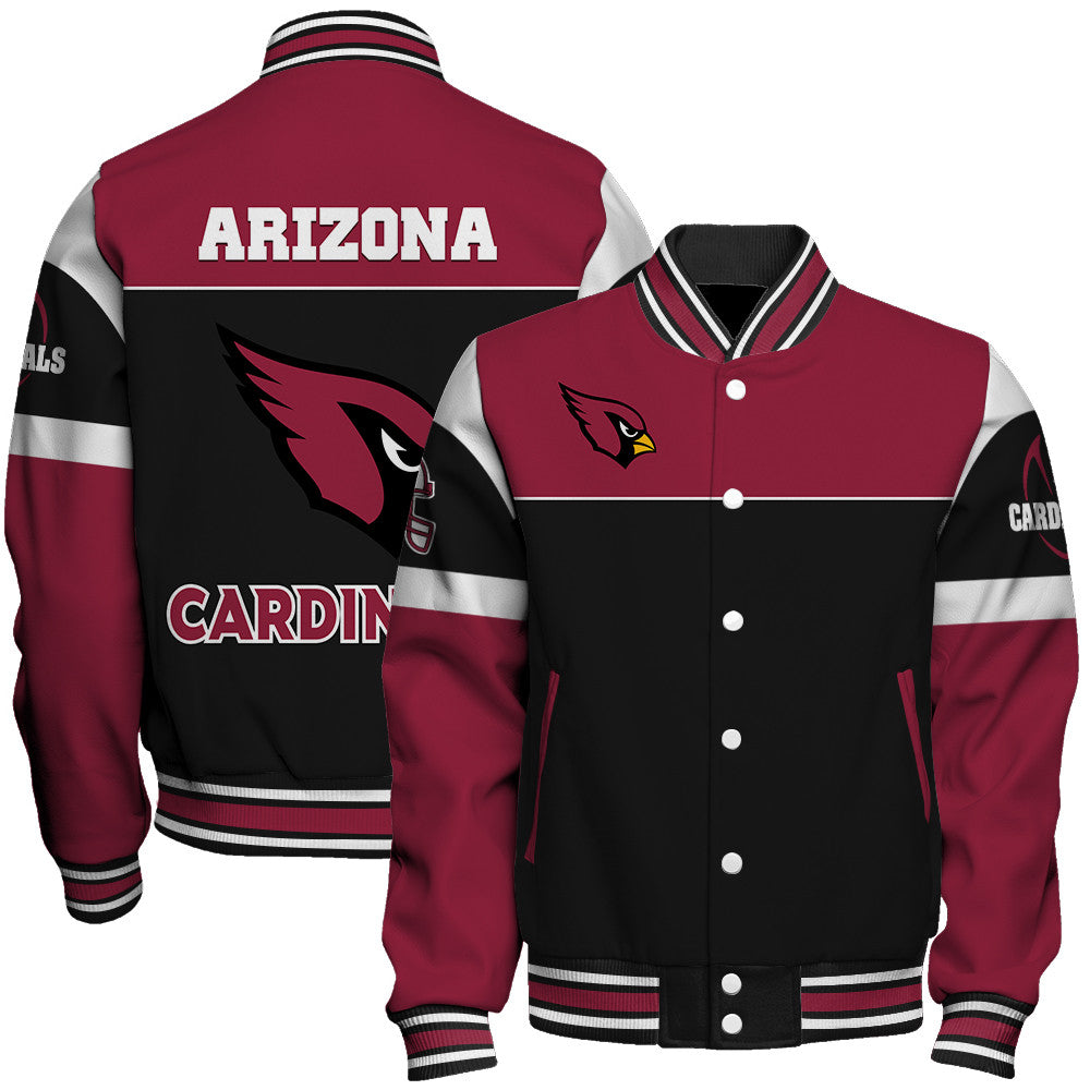 Arizona Cardinals Unisex Team Spirit Varsity Jacket AZBTVJK000107