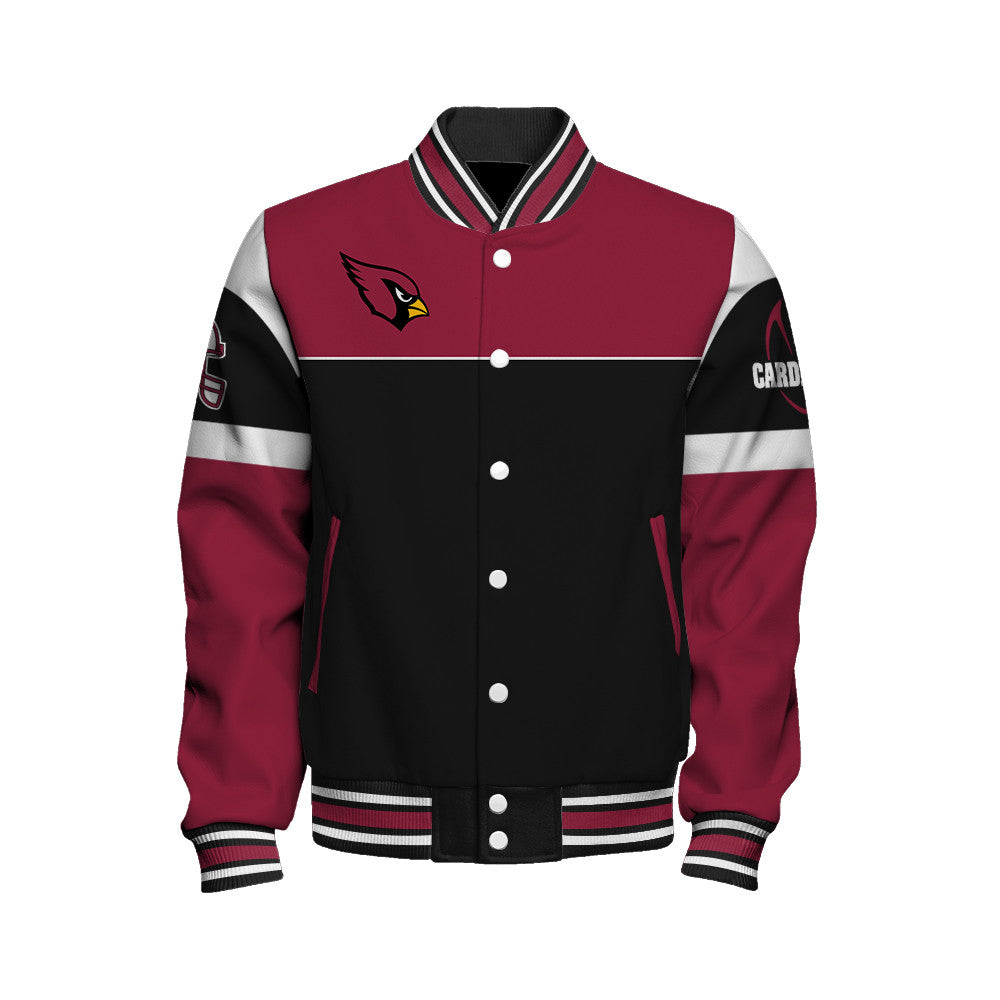 Arizona Cardinals Unisex Team Spirit Varsity Jacket AZBTVJK000107