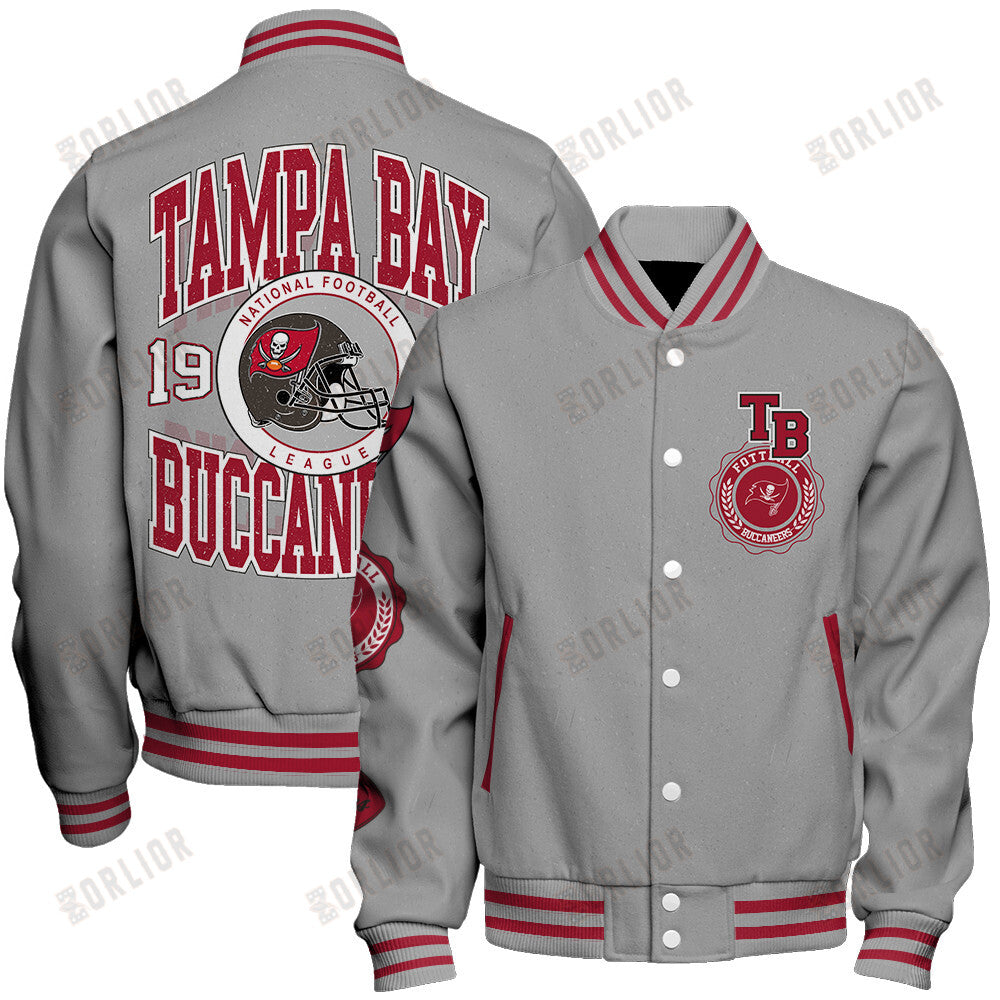 Tampa Bay Buccaneers Personalized Unisex Varsity Jacket AZBTVJK000344