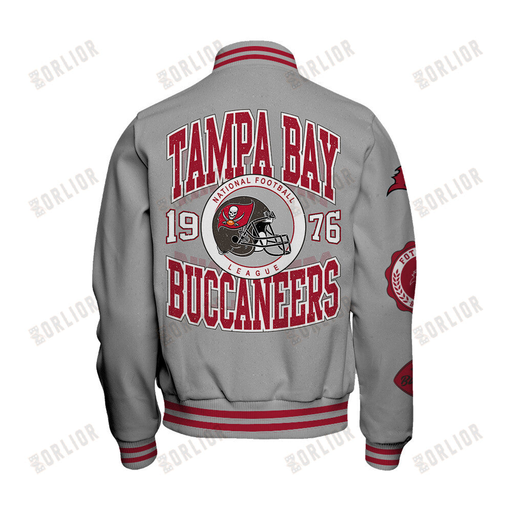 Tampa Bay Buccaneers Personalized Unisex Varsity Jacket AZBTVJK000344