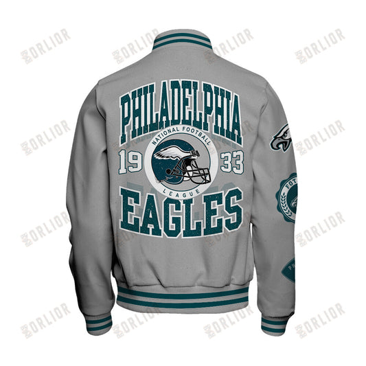 Philadelphia Eagles Personalized Unisex Varsity Jacket AZBTVJK000348