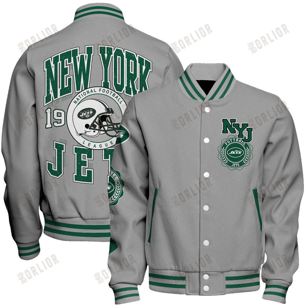 New York Jets Personalized Unisex Varsity Jacket AZBTVJK000349