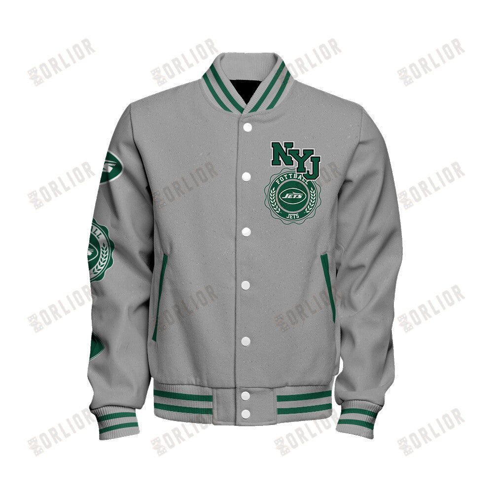 New York Jets Personalized Unisex Varsity Jacket AZBTVJK000349