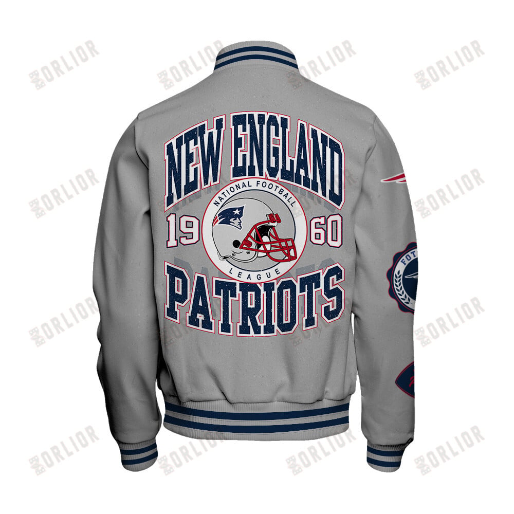 New England Patriots Personalized Unisex Varsity Jacket AZBTVJK000352