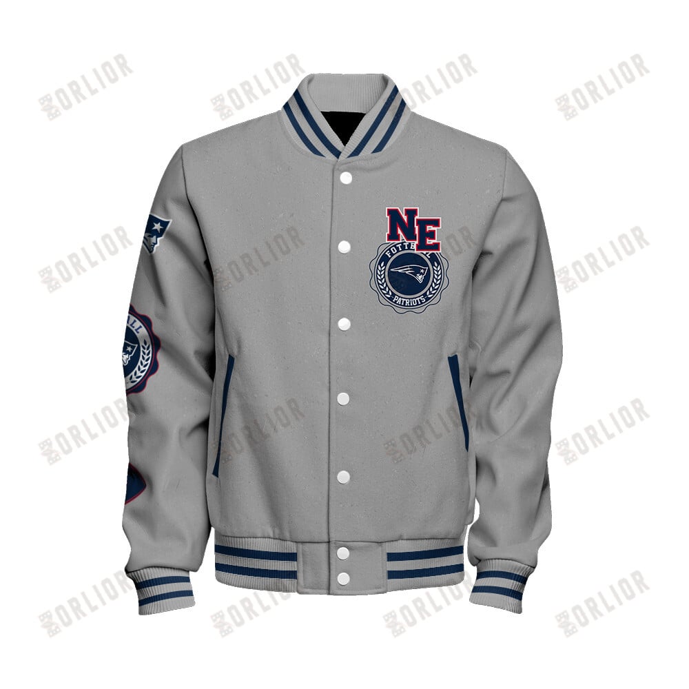 New England Patriots Personalized Unisex Varsity Jacket AZBTVJK000352