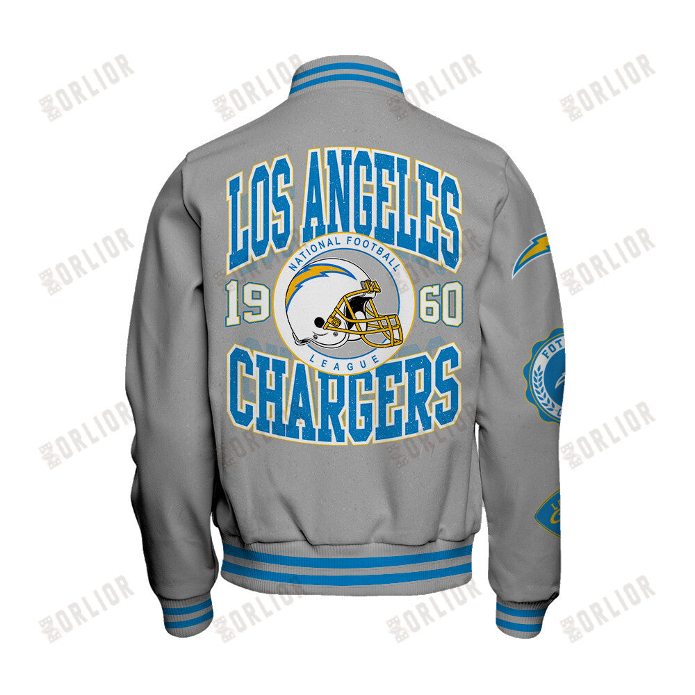 Los Angeles Chargers Personalized Unisex Varsity Jacket AZBTVJK000356