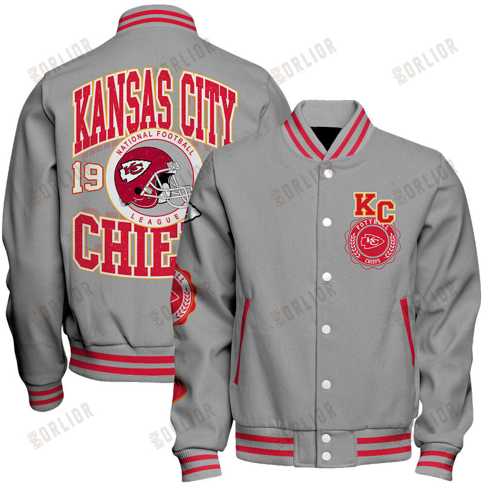 Kansas City Chiefs Personalized Unisex Varsity Jacket AZBTVJK000358