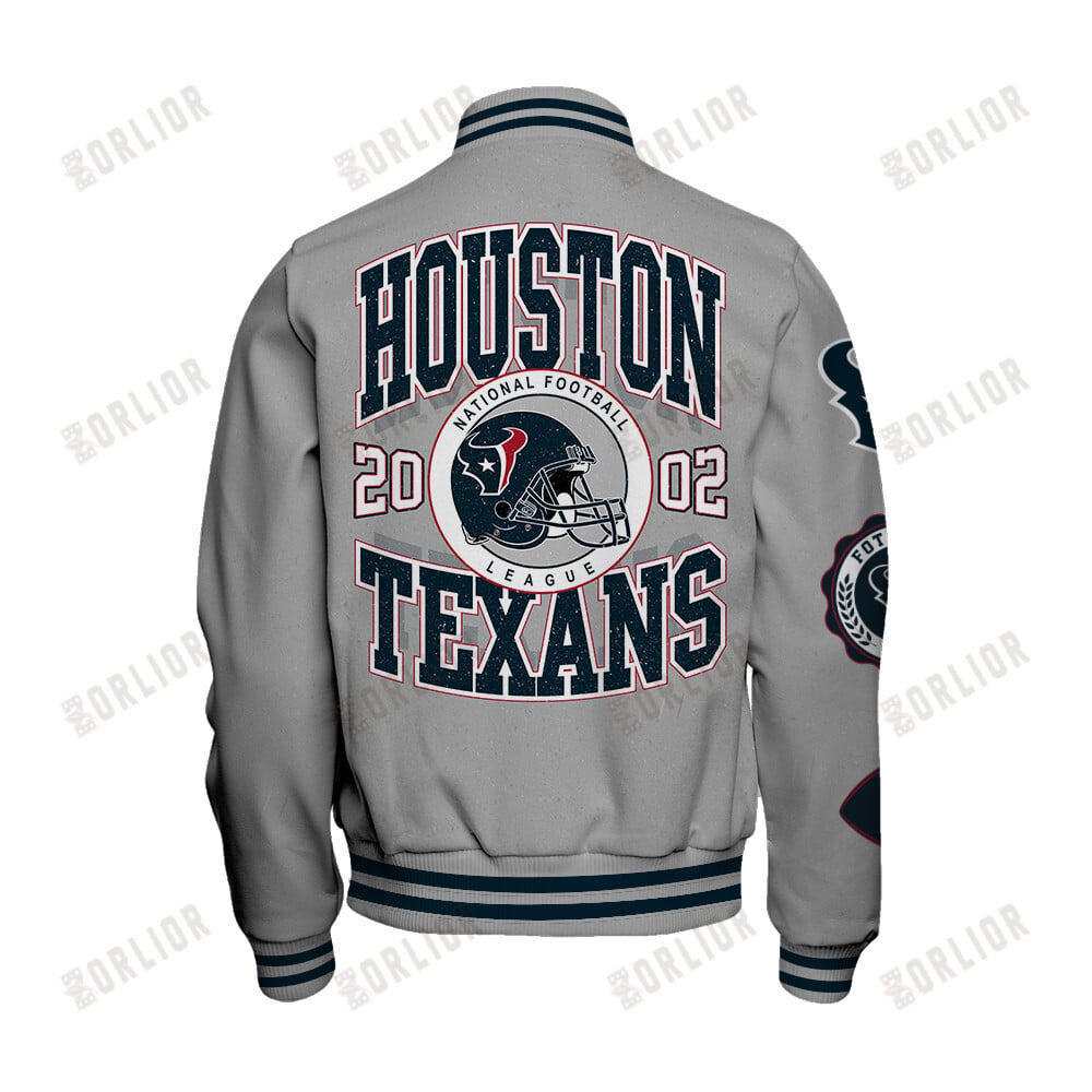 Houston Texans Personalized Unisex Varsity Jacket AZBTVJK000361