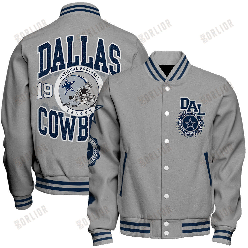 Dallas Cowboys Personalized Unisex Varsity Jacket AZBTVJK000365