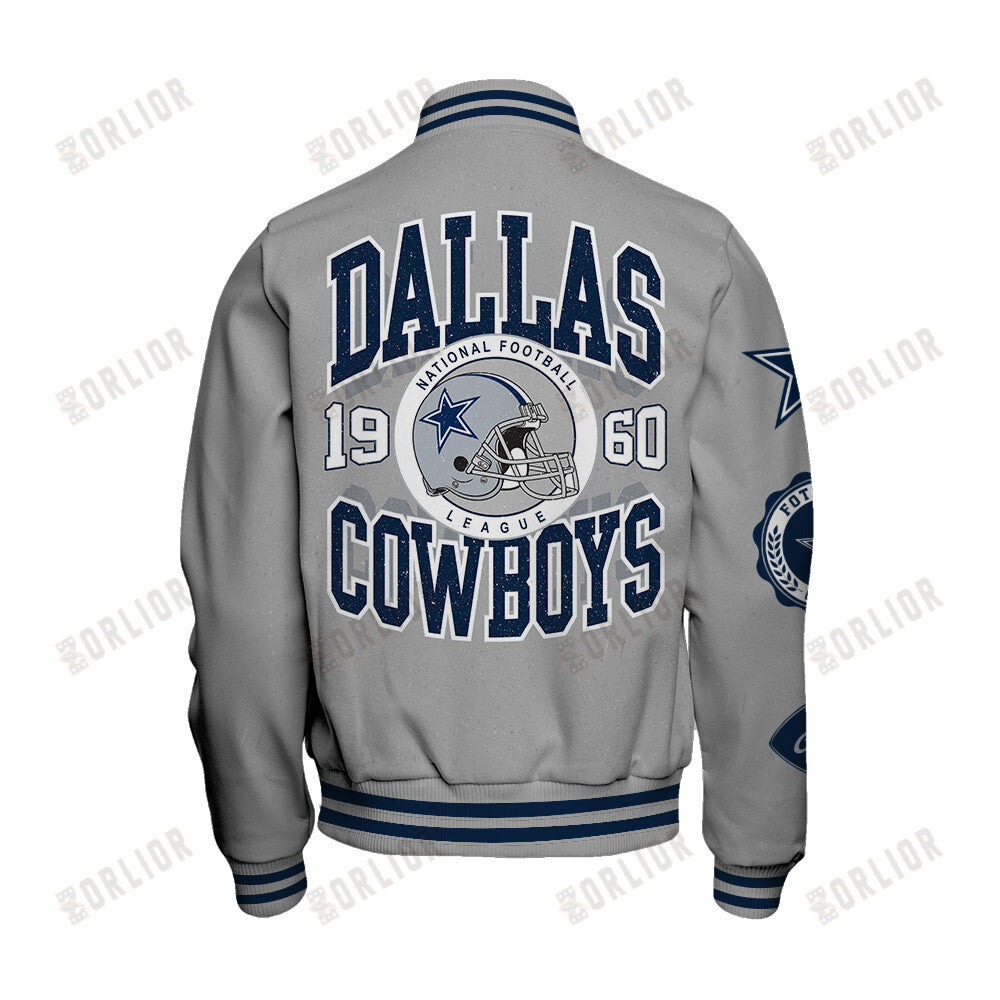 Dallas Cowboys Personalized Unisex Varsity Jacket AZBTVJK000365