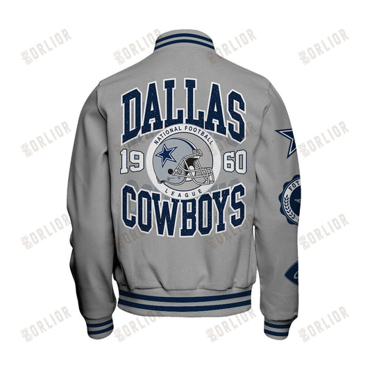 Dallas Cowboys Personalized Unisex Varsity Jacket AZBTVJK000365