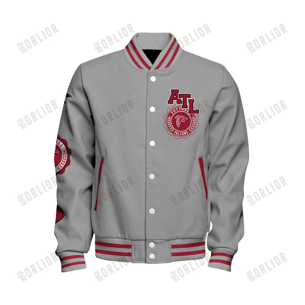 Atlanta Falcons Personalized Unisex Varsity Jacket AZBTVJK000372