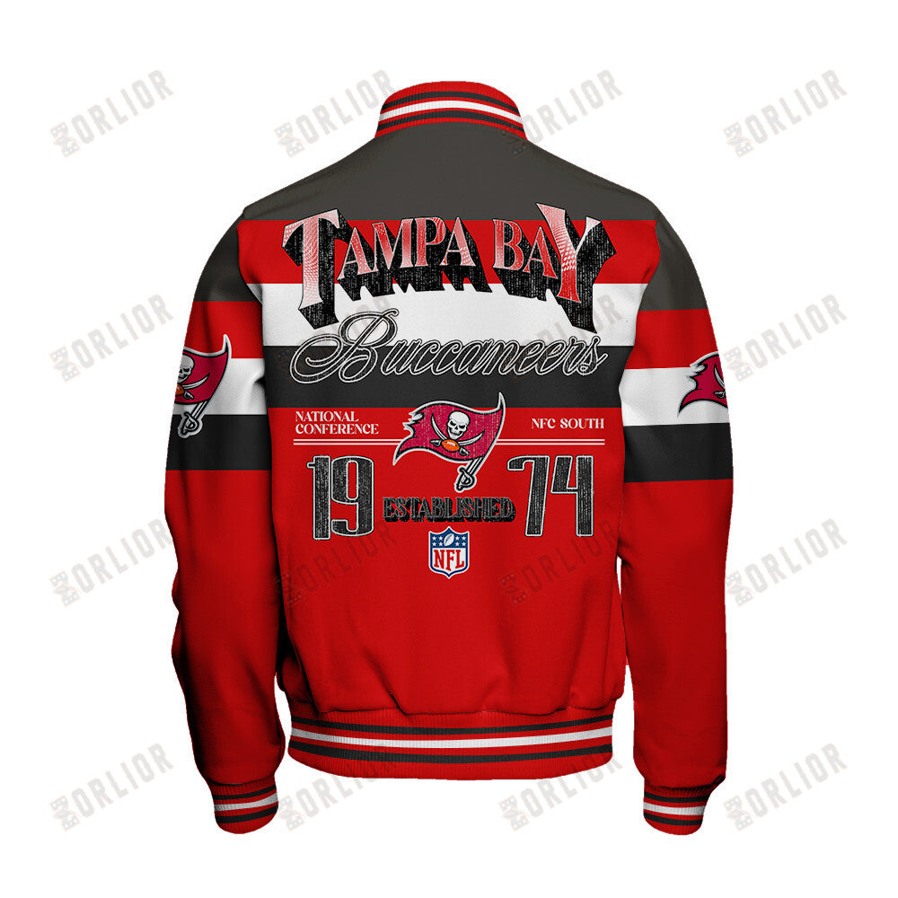 Tampa Bay Buccaneers Personalized Unisex Varsity Jacket AZBTVJK000376