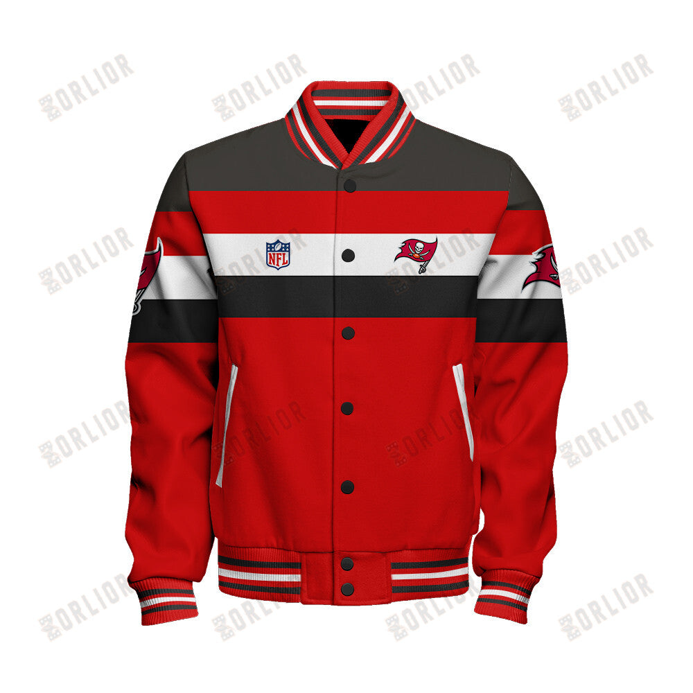 Tampa Bay Buccaneers Personalized Unisex Varsity Jacket AZBTVJK000376