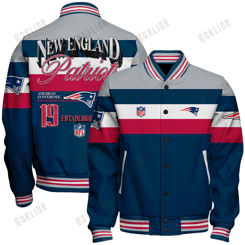 New England Patriots Personalized Unisex Varsity Jacket AZBTVJK000384
