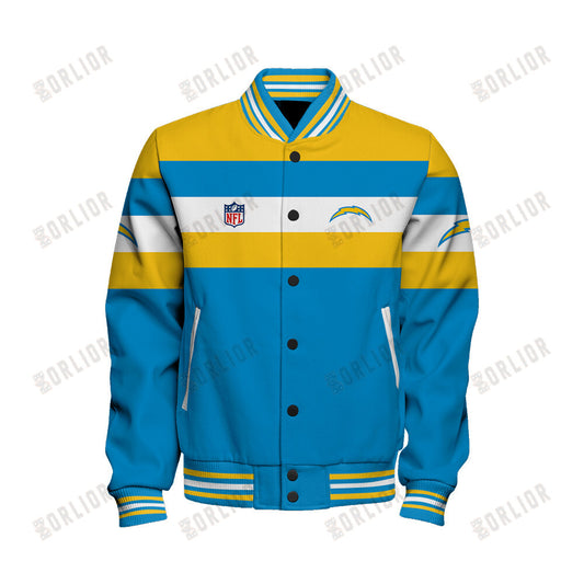 Los Angeles Chargers Personalized Unisex Varsity Jacket AZBTVJK000388