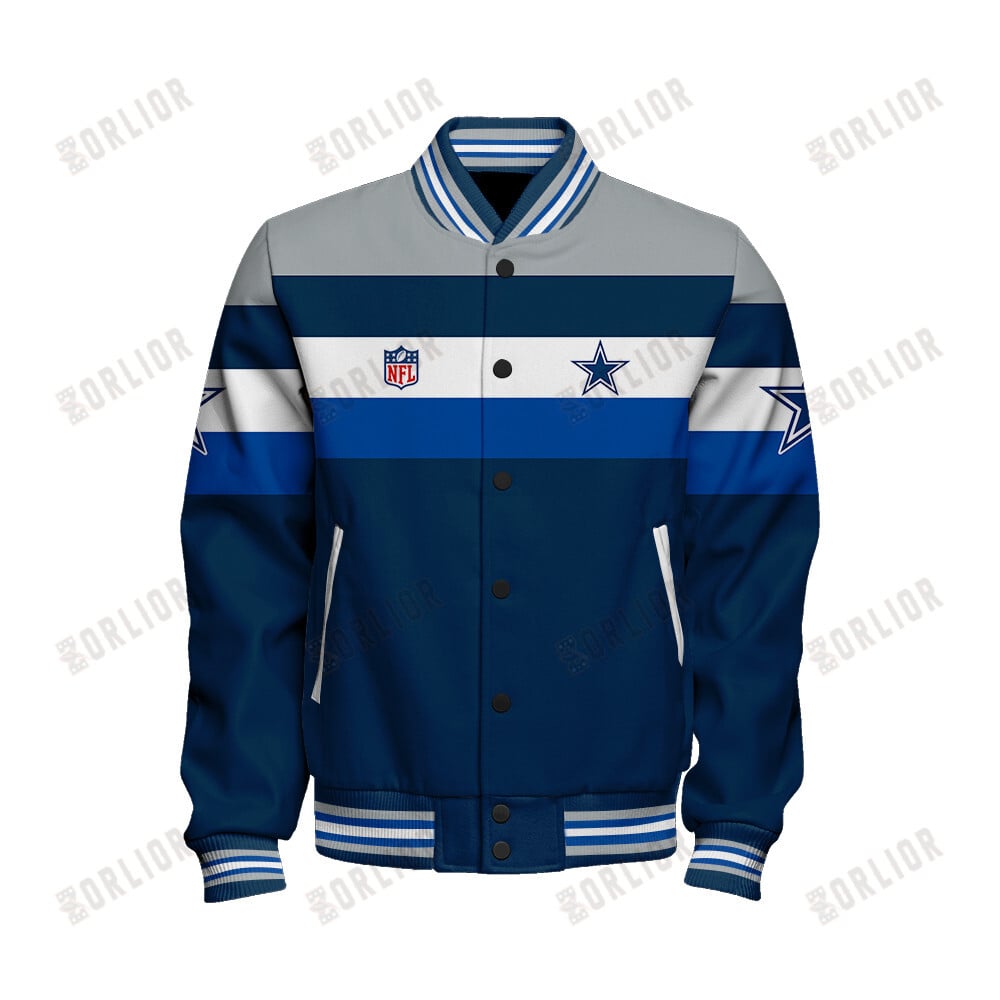 Dallas Cowboys Personalized Unisex Varsity Jacket AZBTVJK000397