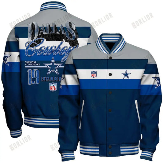Dallas Cowboys Personalized Unisex Varsity Jacket AZBTVJK000397