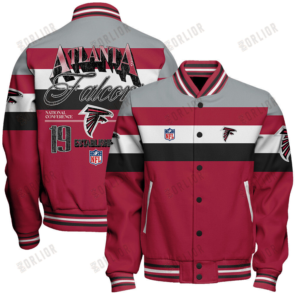 Atlanta Falcons Personalized Unisex Varsity Jacket AZBTVJK000404