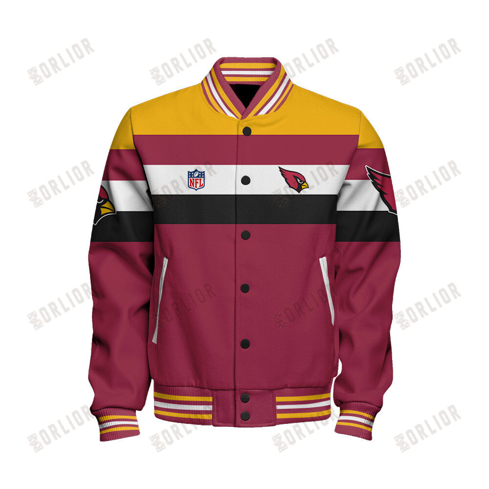Arizona Cardinals Personalized Unisex Varsity Jacket AZBTVJK000405
