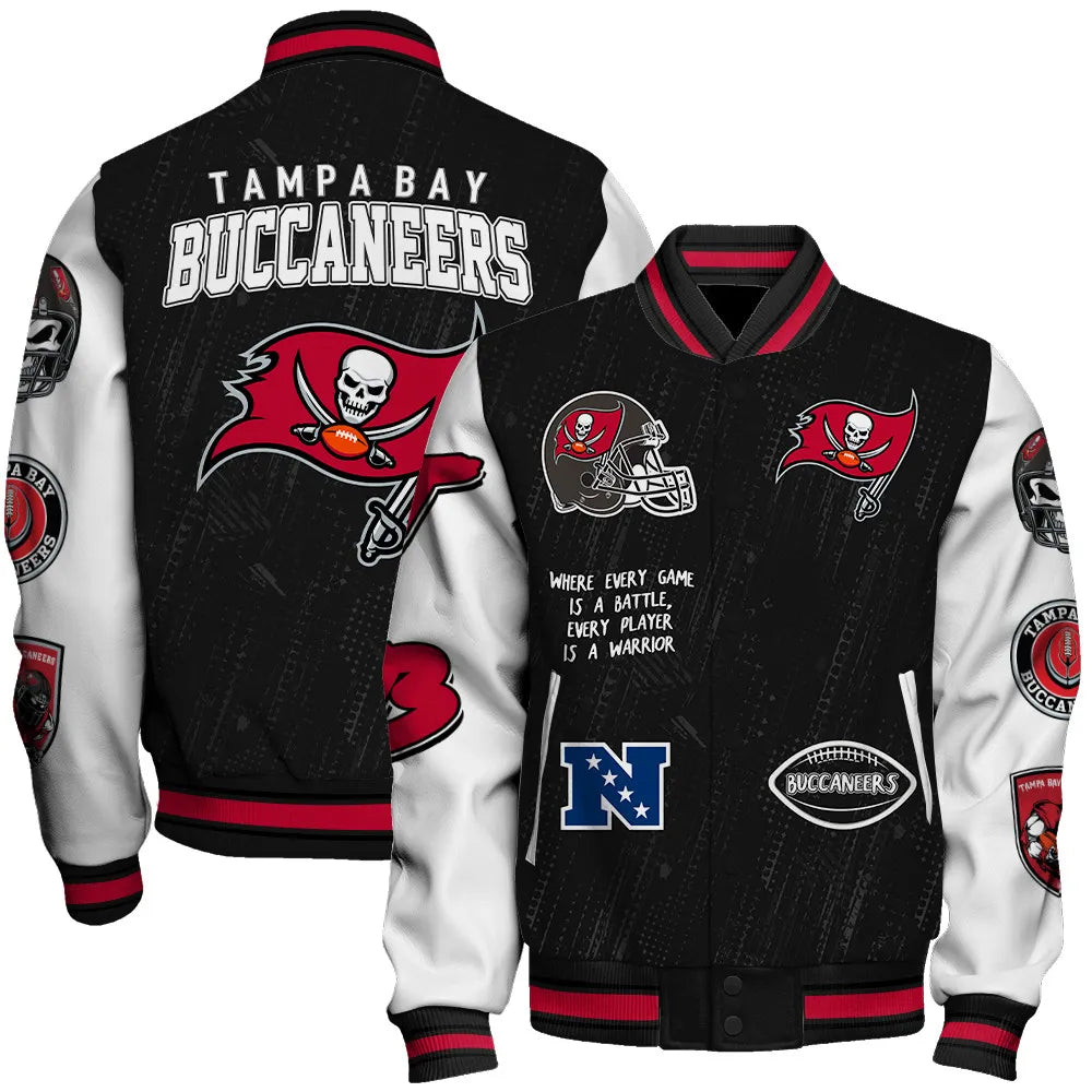 Tampa Bay Buccaneers Unisex Athletic Legacy Varsity Jacket AZBTVJK000110