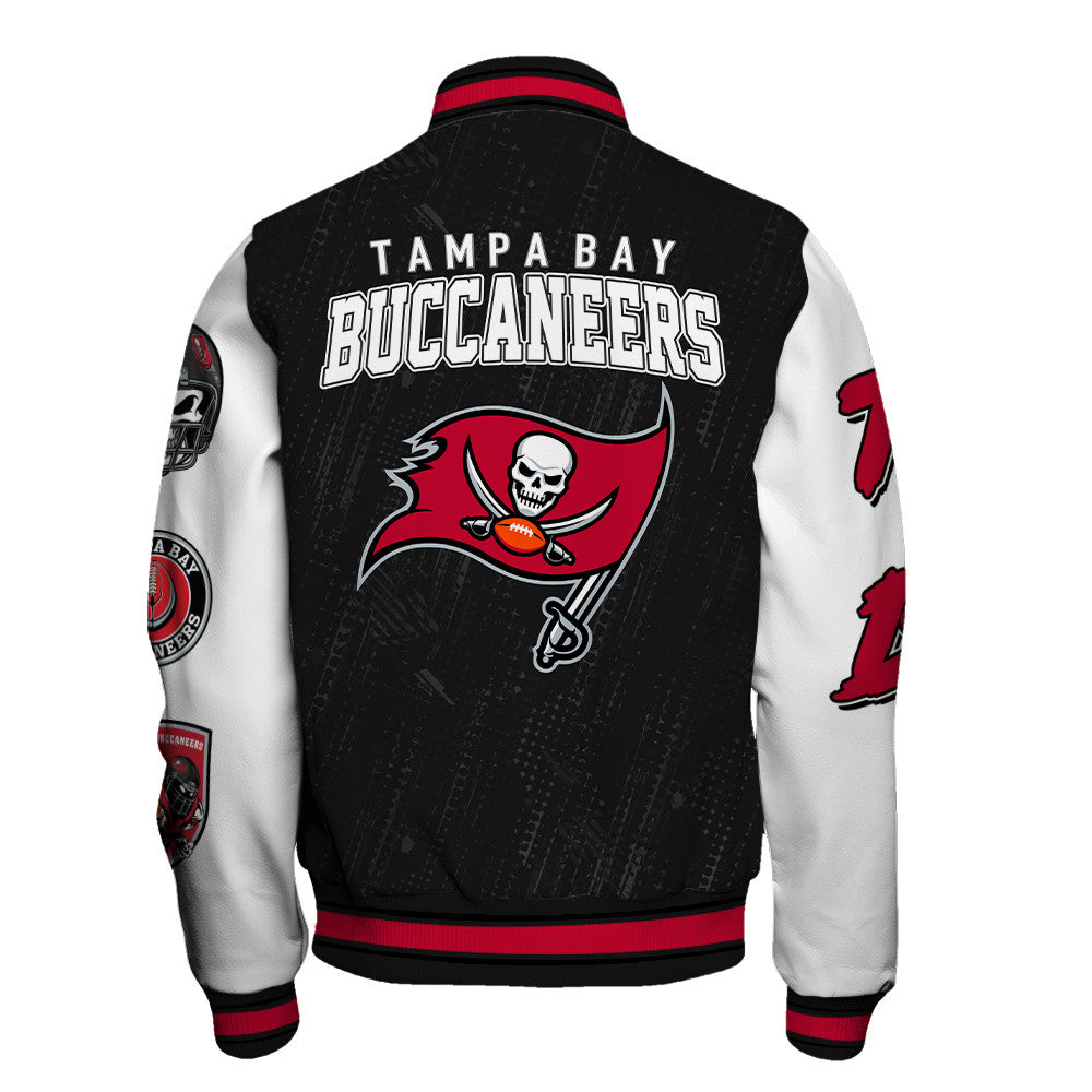 Tampa Bay Buccaneers Unisex Athletic Legacy Varsity Jacket AZBTVJK000110