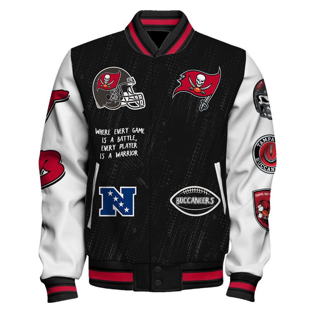 Tampa Bay Buccaneers Unisex Athletic Legacy Varsity Jacket AZBTVJK000110
