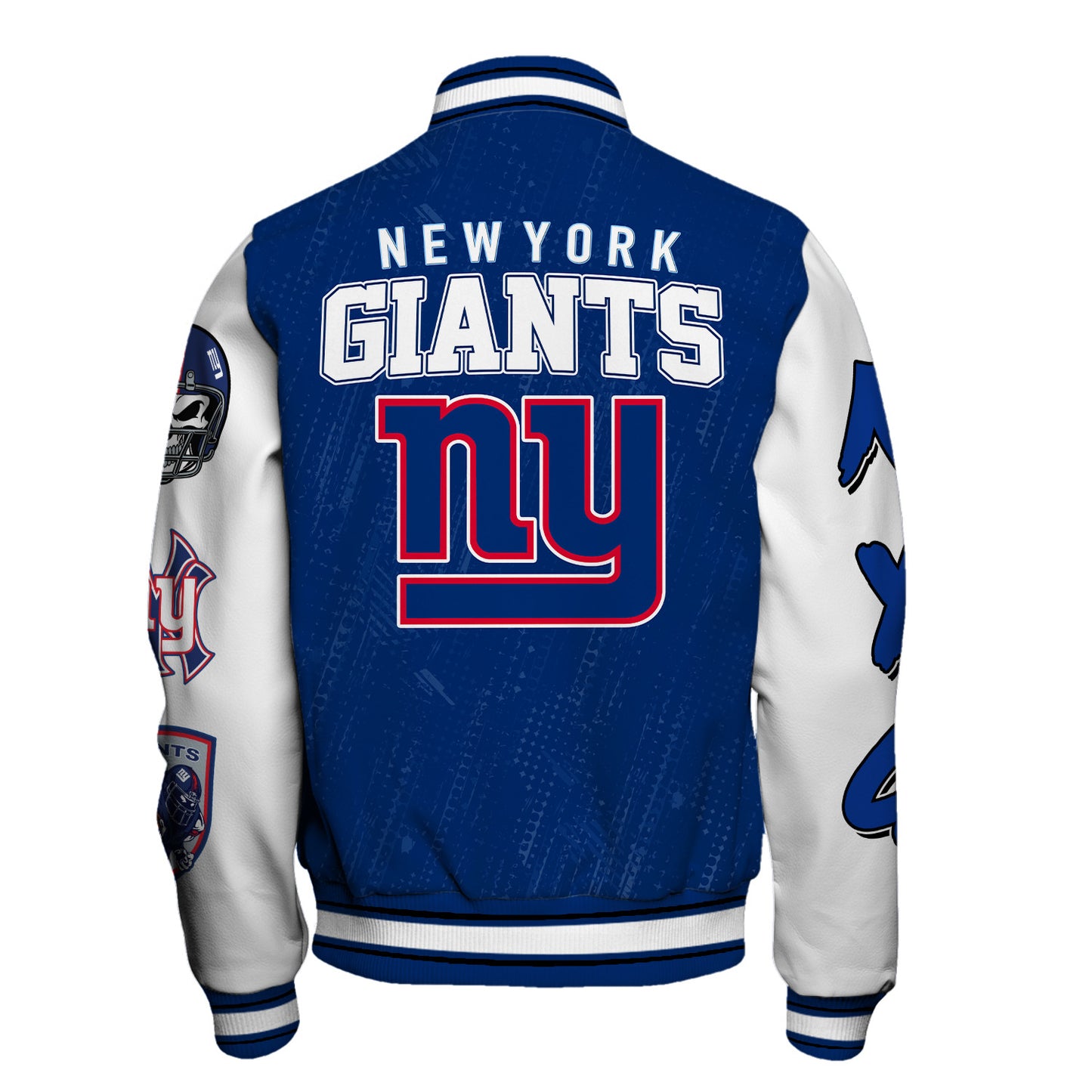New York Giants Unisex Athletic Legacy Varsity Jacket AZBTVJK000116