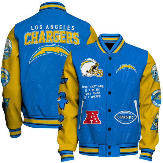Los Angeles Chargers Unisex Athletic Legacy Varsity Jacket AZBTVJK000122