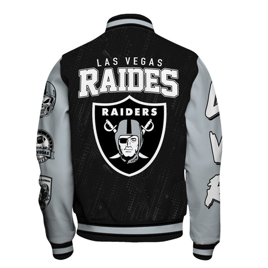 Las Vegas Raiders Unisex Athletic Legacy Varsity Jacket AZBTVJK000123
