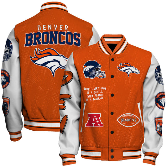Denver Broncos Unisex Athletic Legacy Varsity Jacket AZBTVJK000129