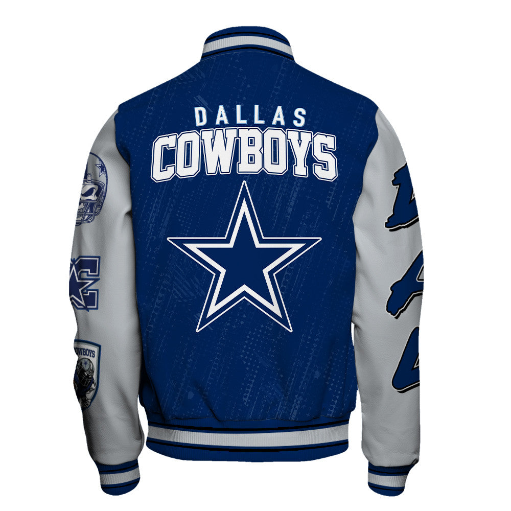 Dallas Cowboys Unisex Athletic Legacy Varsity Jacket AZBTVJK000130