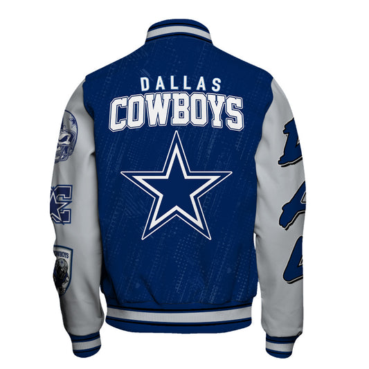 Dallas Cowboys Unisex Athletic Legacy Varsity Jacket AZBTVJK000130