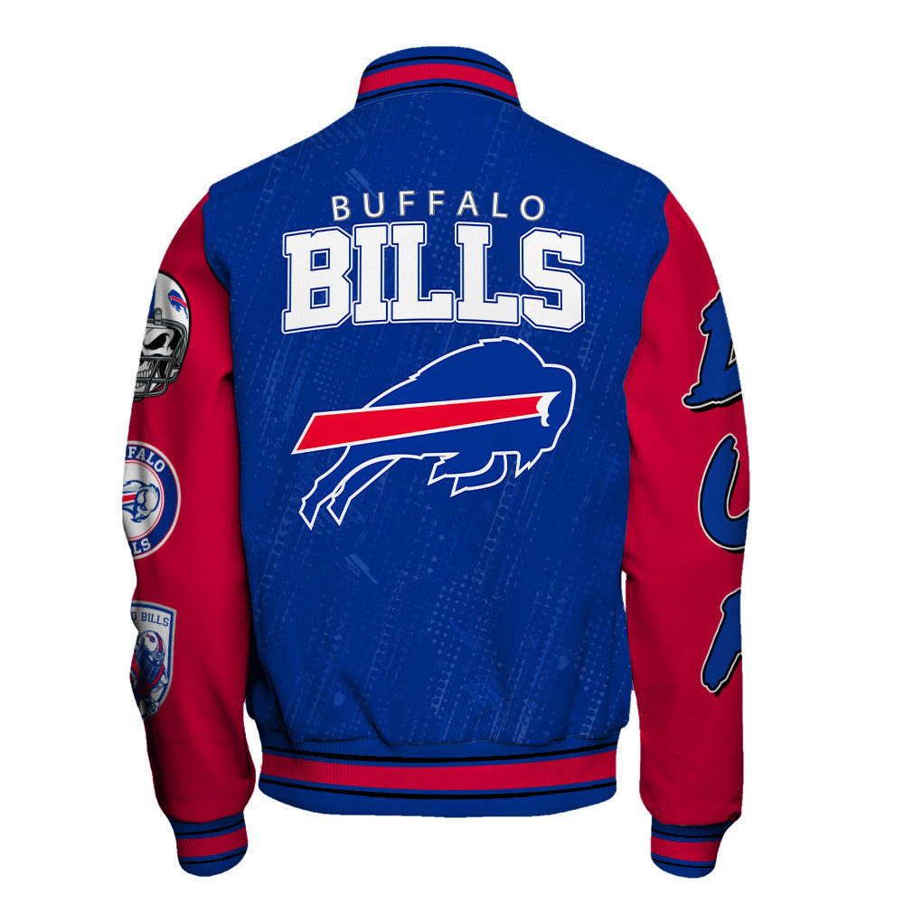 Buffalo Bills Unisex Athletic Legacy Varsity Jacket AZBTVJK000134