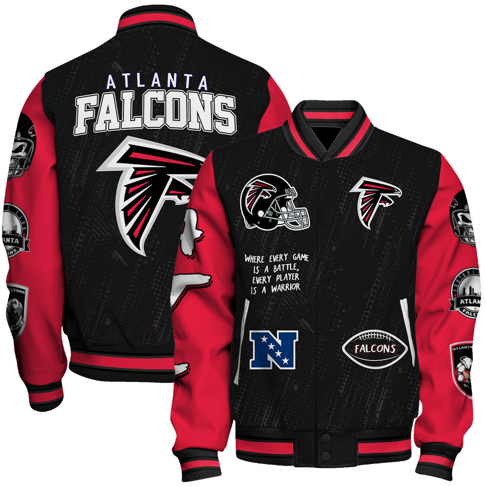Atlanta Falcons Unisex Athletic Legacy Varsity Jacket AZBTVJK000137