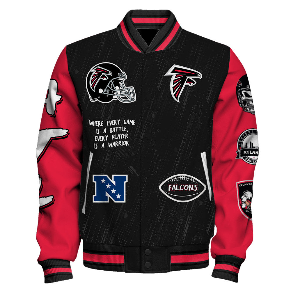 Atlanta Falcons Unisex Athletic Legacy Varsity Jacket AZBTVJK000137