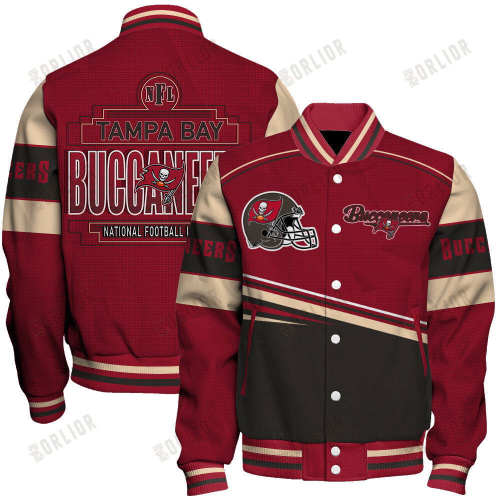 Tampa Bay Buccaneers Personalized Unisex Varsity Jacket AZBTVJK000271
