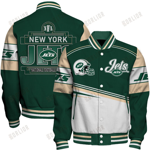 New York Jets Personalized Unisex Varsity Jacket AZBTVJK000275
